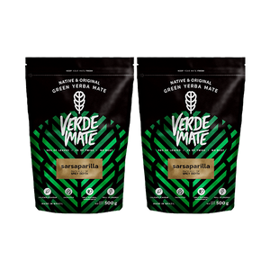 Yerba Verde Mate Green SARSAPARILLA 1kg Despalada 