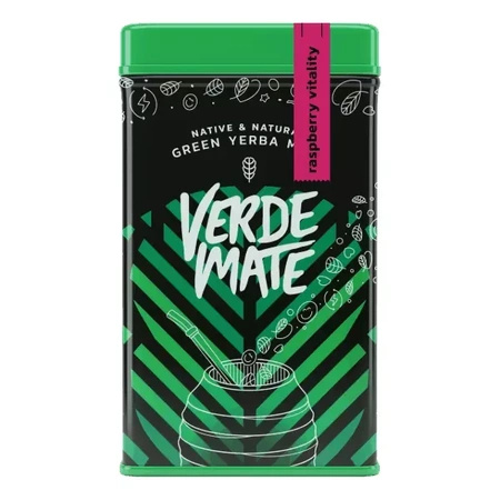 Yerbera – Verde Mate Green Raspberry Vitality 0,5 kg v plechovce