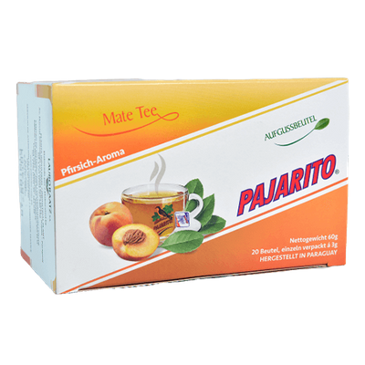 Pajarito s příchutí broskve v sáčcích 20x3g