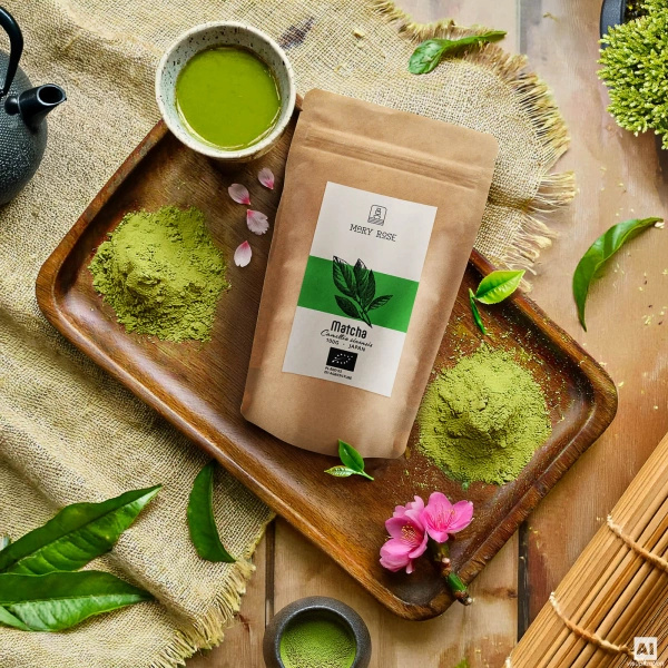 Mary Rose – Japonský zelený čaj Matcha (BIO) 100 g