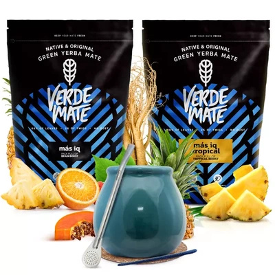 Verde Mate yerba mate sada keramická kalabasa bombilla