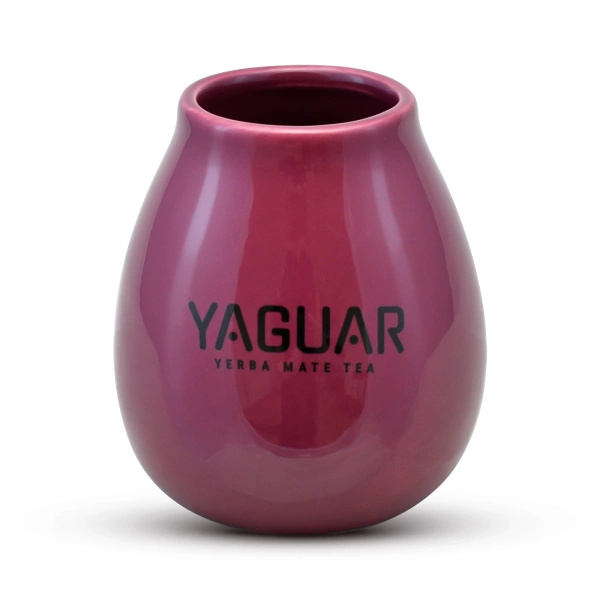 Keramická kalabása s logem Yaguar (fialová) 350 ml