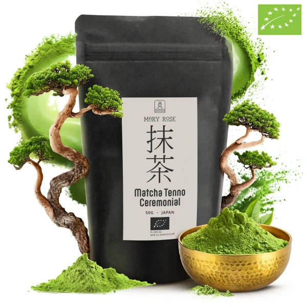 Mary Rose – Japonský zelený čaj Matcha Tenno (BIO) Ceremoniální 50 g