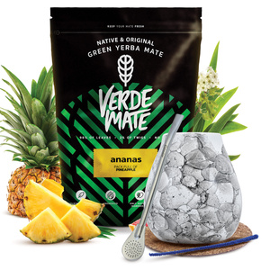 Sada Yerba Maté Verde Mate 500g 0,5kg Kalabása + Bombilla
