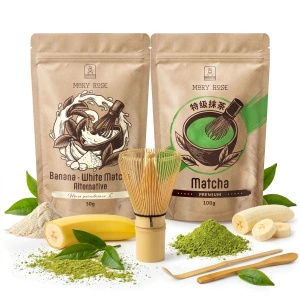 Sada pro barevné Matcha Latte: Matcha + White Matcha + příslušenství
