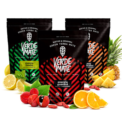 Sada Yerba Maté Verde Mate Ovocné 3x400g