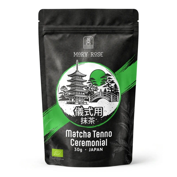 Mary Rose – Japonský zelený čaj Matcha Tenno (BIO) Ceremoniální 30 g
