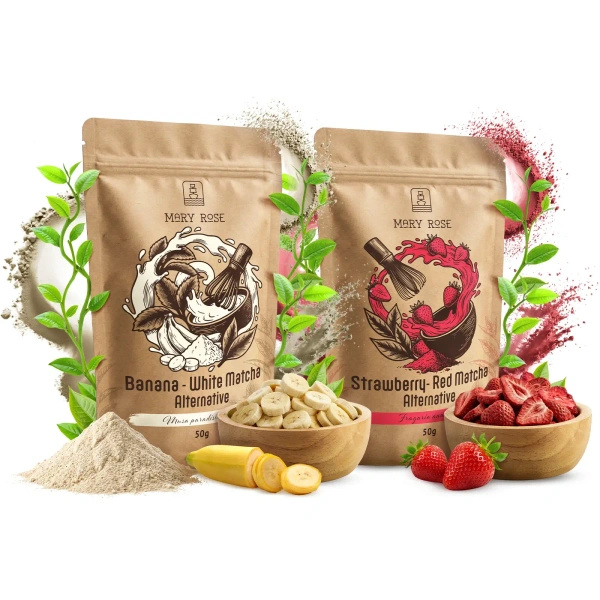 Sada barevných match: Red Matcha + White Matcha