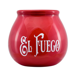 Sada Yerba Mate: El Fuego Elaborada 1kg + Kalabása + Bombilla