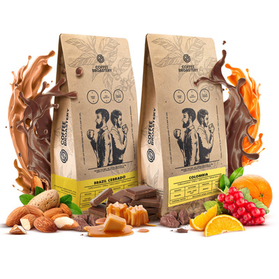 Sada Bro Coffee Roastery Colombia Medellin + Brazil Cerrado 2x1kg (2kg)
