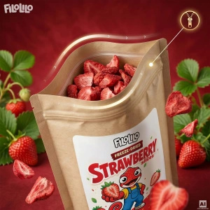 FiloLilo – Lyofilizované jahody (plátky) 20 g