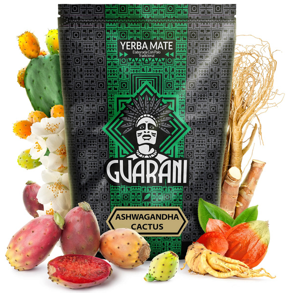 Yerba Mate sada Guarani Ashwagandha 500g Kalabása + Bombilla