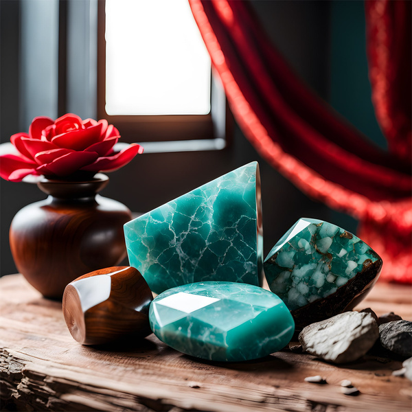 Sada přírodních kamenů, krystalů a vykuřovadel - ezoterika, jóga, meditace