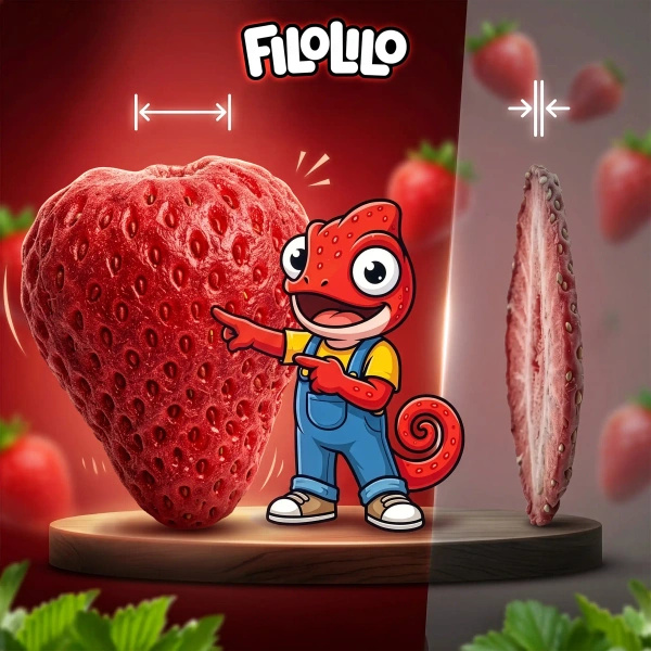 FiloLilo – Lyofilizované jahody (celé) 20 g