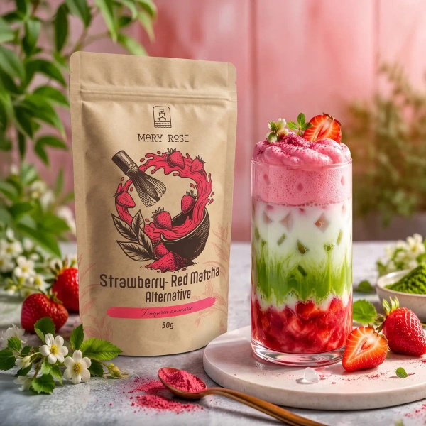 Sada barevných match: Red Matcha + Orange Matcha