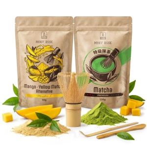 Sada pro barevné Matcha Latte: Matcha + Yellow Matcha + příslušenství