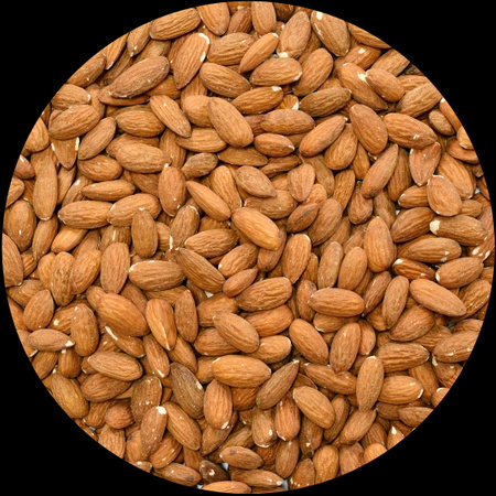 17 x mandle přírodní (tmavé) 1 kg