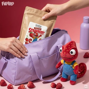 FiloLilo – Lyofilizované jahody (celé) 100 g
