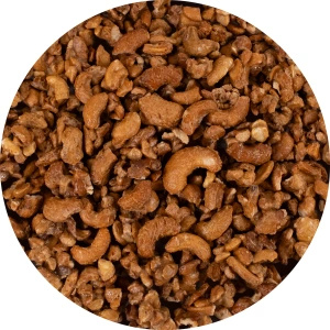 Nustino Crunch – pražené kešu ořechy – Honey Mustard Crunch 200 g