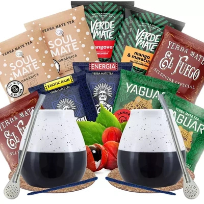 Yerba Mate Set pro dva Ovocný na začátek