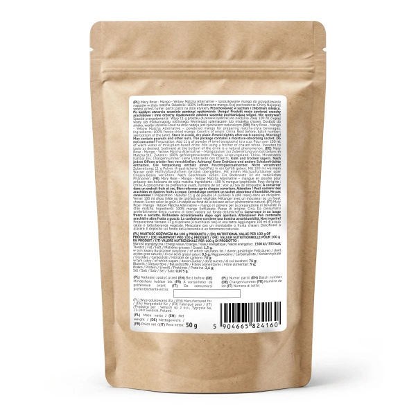 Mary Rose – Yellow Matcha Alternative – Mango (prášek) 50 g