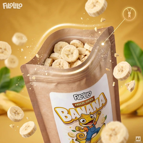 FiloLilo – Lyofilizované banány (plátky) 100 g