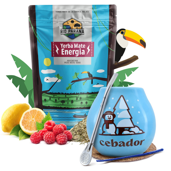 Yerba mate zimní sada pro začátečníky Rio Parana 500g