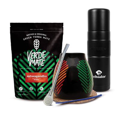 Sada Yerba Maté Verde Mate 400g 0,4kg Yerbomos XL + Kalabása + Bombilla