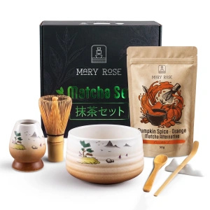 Dárková sada na přípravu Orange Matcha