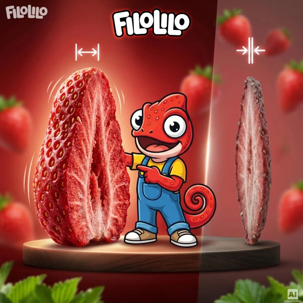FiloLilo – Lyofilizované jahody (plátky) 100 g
