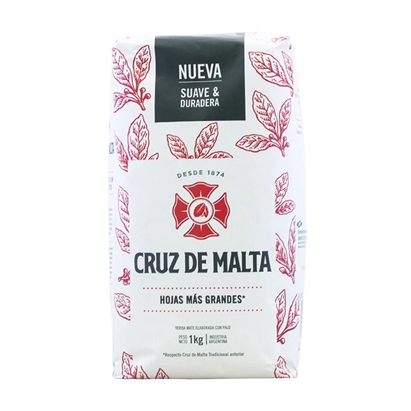 Sada Yerba Mate Elaborada: El Fuego 1kg + Cruz de Malta 1kg