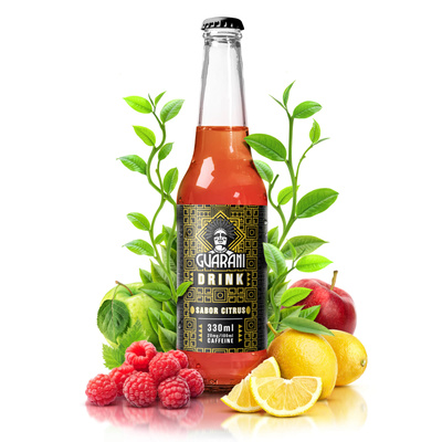 Guarani Drink - Cold Brew Yerba Mate Infusion - Sabor Citrus 330ml