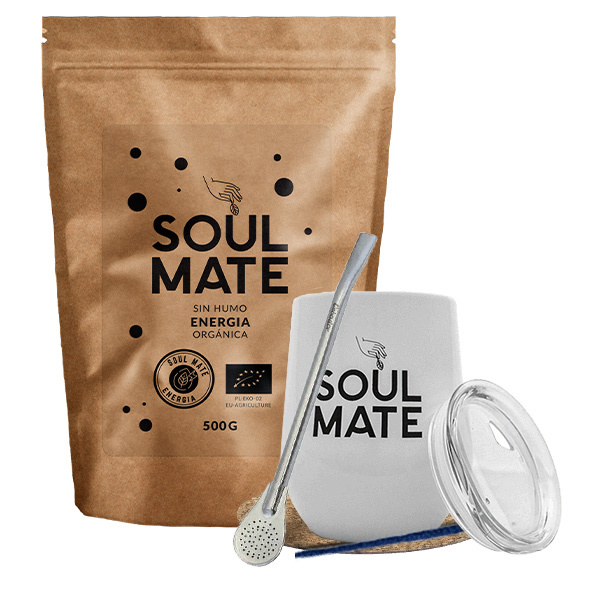 Sada Yerba Maté: Soul Mate Energia 500g + TermoLid + Bombilla