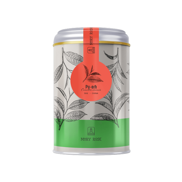 Mary Rose - Puerh (PU ERH) čaj v plechovce - 50 g