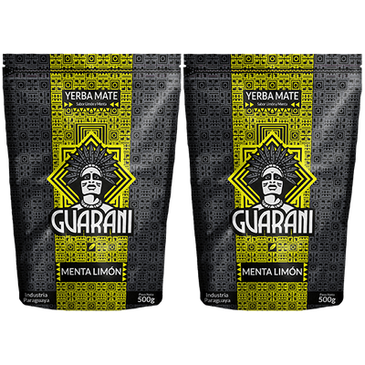 Yerba Mate Guarani Menta Limon 2x500g