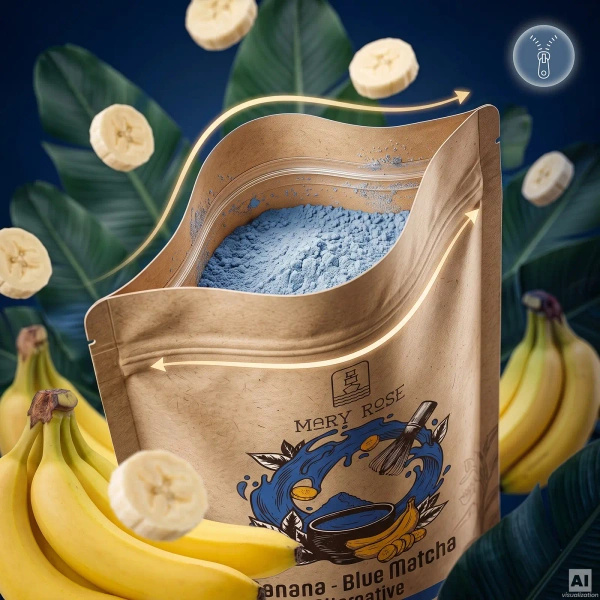 Mary Rose – Blue Matcha Alternative – Banán (prášek) 50 g
