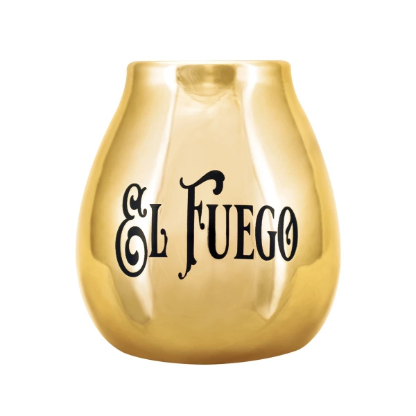 El Fuego yerba mate sada keramická kalabasa bombilla