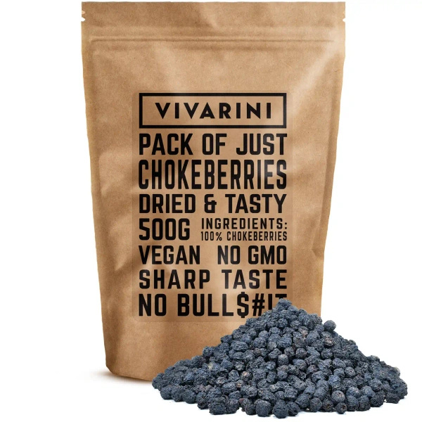 Vivarini – Sušená arónie (jeřáb černý) 0,5 kg