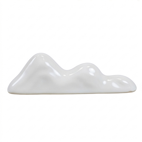 Chashaku-oki – Podstavec pod naběračku na matchu (bílá)