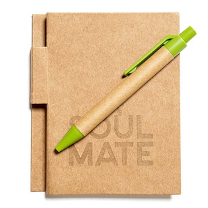 Notes SM z kieszonką + Długopis