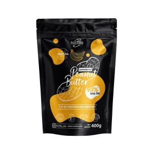 Nustino – Arašídové máslo v prášku – Banana (bez přidaného cukru) 400 g
