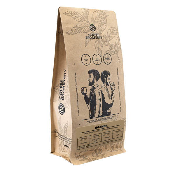 Bro Coffee Roastery - Zrnková káva Uganda Kanyenye Speciality 400 g