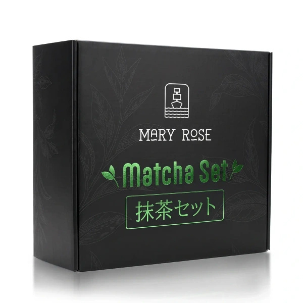 Dárková sada pro barevné Matcha Latte: Matcha + White Matcha + příslušenství