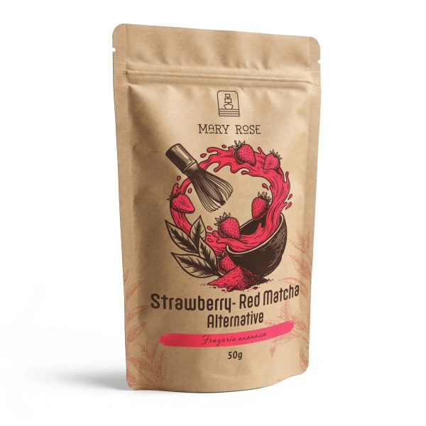 Mary Rose – Red Matcha Alternative – Jahoda (prášek) 50 g