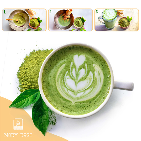 Mary Rose – Japonský zelený čaj Matcha (BIO) Premium 100 g