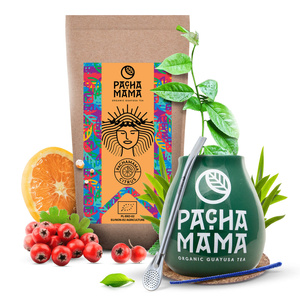 Sada Guayusa Pachamama Citrus 100g + Kalabása + Bombilla