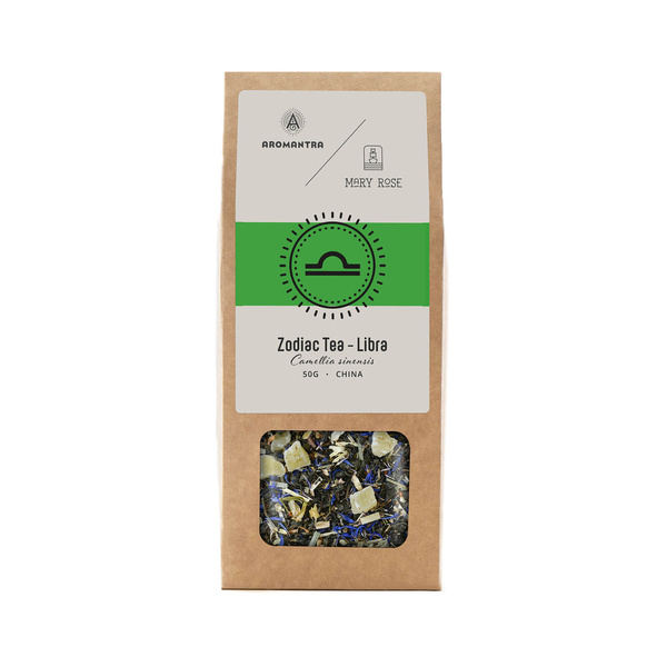 Mary Rose x Aromantra – Čaj znamení zvěrokruhu – Váha (zelený) 50 g