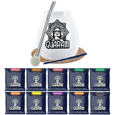 Set pro pár Yerba Mate Matero Bombilla 10x50g