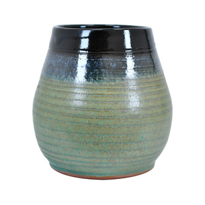 Keramická kalabasa Niebla (černo-zelená) 300 ml – série Crater