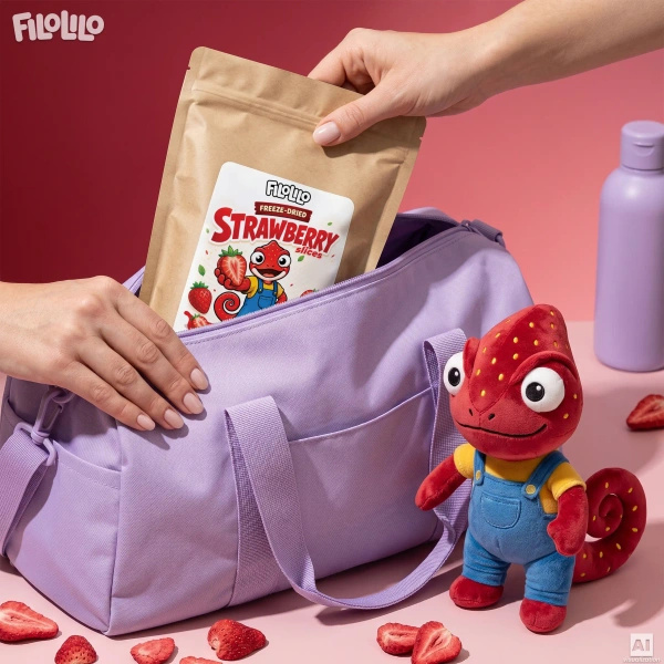 FiloLilo – Lyofilizované jahody (plátky) 100 g